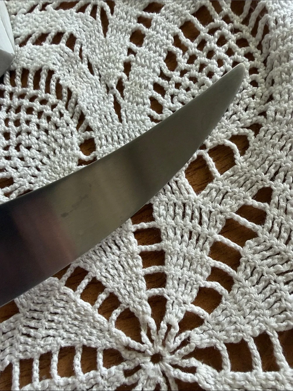 Vintage Dansk Wood-Handled Cheese Knife - Brown and Silver
